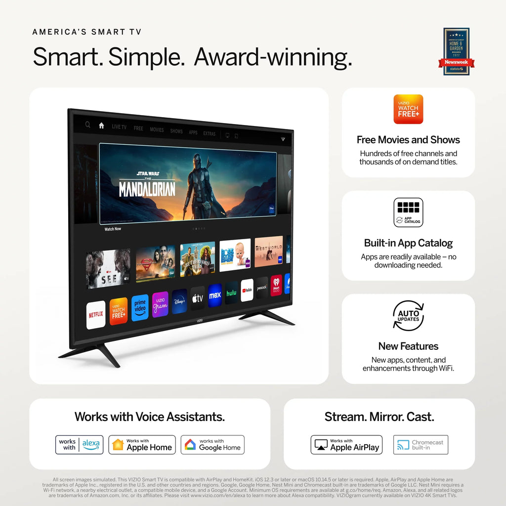SmartCast Smart 4K 65" TV HDR Class OLED65-H1 OLED VIZIO
