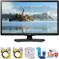 6ft Full High Warranty Class LG Cable, Adapter, 1080p LED Cleaner 21.5" Year Extended Surge with Screen Diag Speed for 2017 HD Model LED TVs 1 HDMI 2x TV Stanley (22LJ4540) 22" 6-Outlet &