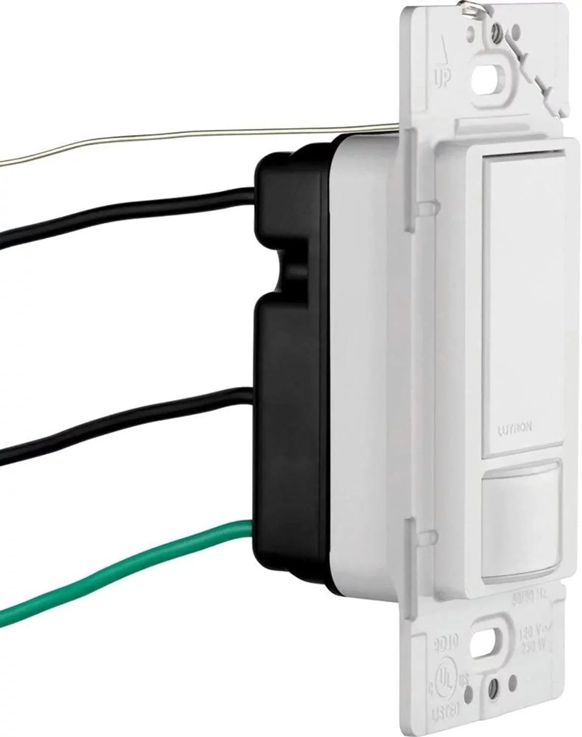 single-pole, neutral white (2-pack), 2a, maestro switch sensor no lutron required, ms-ops2-wh,
