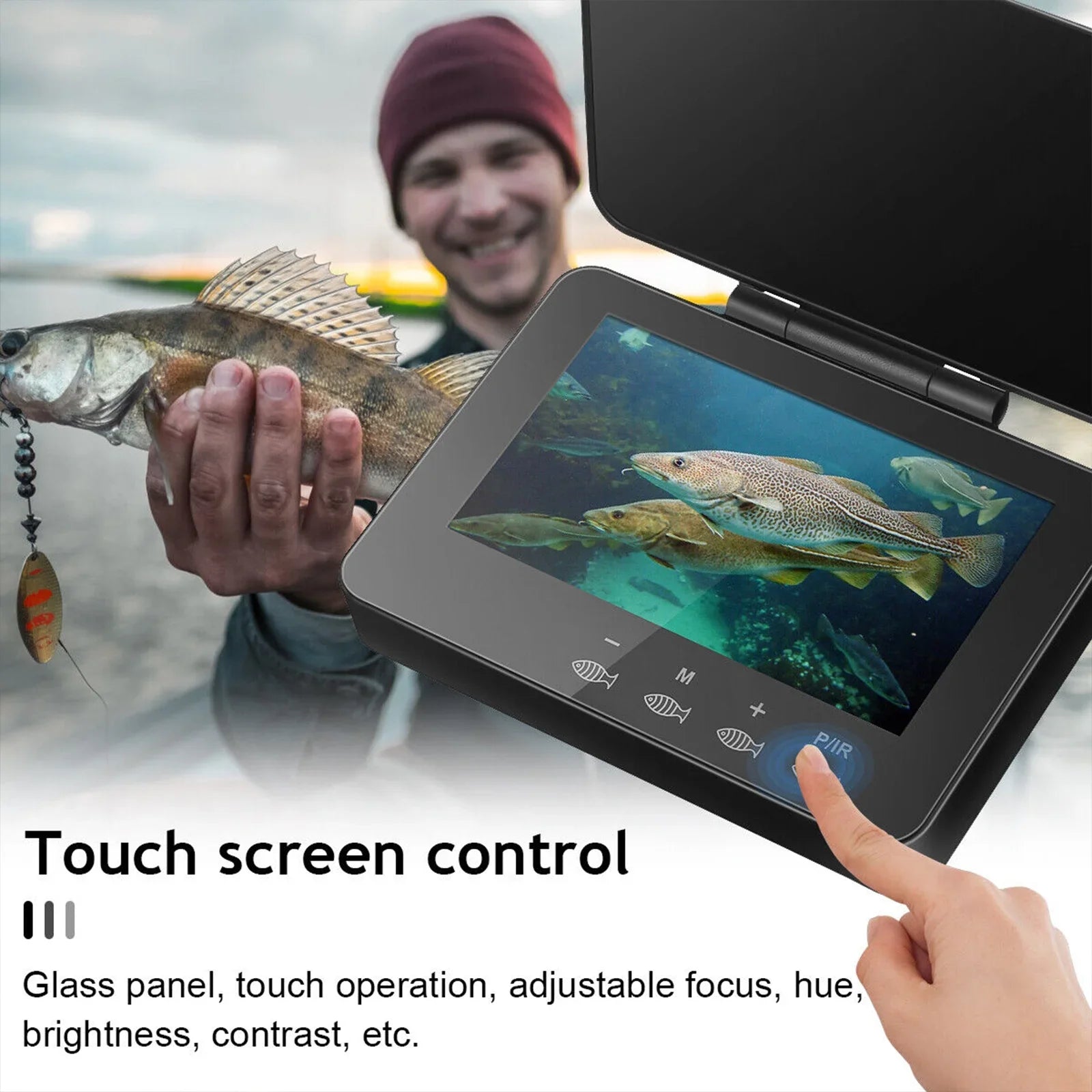 Finder 4.3 River Fish Ice Fishing Fishing Ice Underwater for Fishing Boat Sea inch Camera 1000TVL