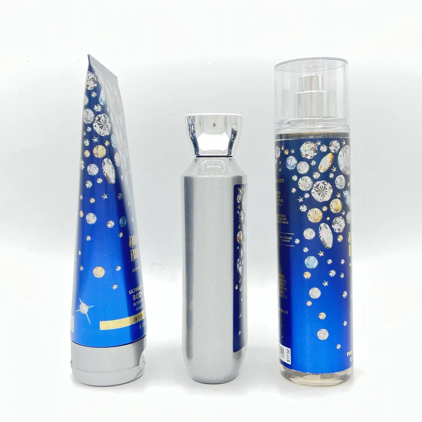 Fragrance Cream, Works Body Mist 10oz 8oz Fine 3-Piece Bath and Shower Bright Bundle Gel Dream 8oz & Body