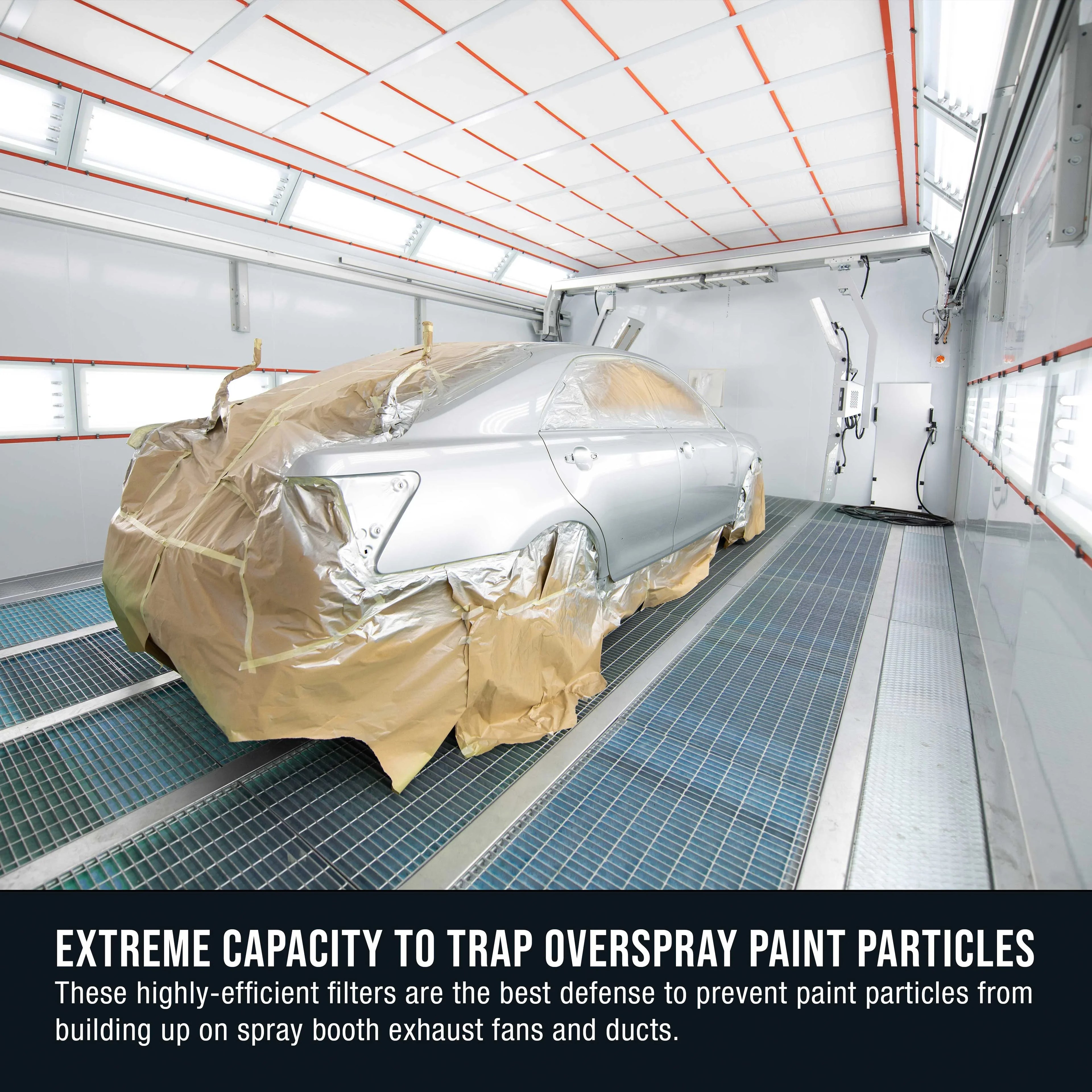 '- x Captures 300' - Particles Master Auto Roll, Traps Filter in Gram 24" Premium Booth Fiberglass Arrestor Elite 18 Paint Refinish Paint Booths Paint Autobody Exhaust Spray Heavy-Duty Overspray