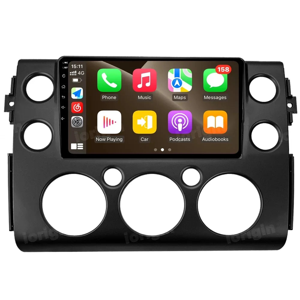 For Car Toyota GPS Carplay 9" 2+32G Cruiser Fj 2007-2014 Stereo Radio 12 Android Navi