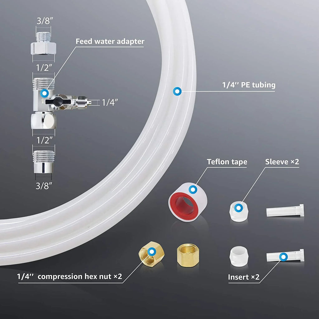 to Under ?????? ?????????? KITA Line ???????????????????????? Series, Connection Kit System Sink Connect Filtration WD-10/15/17UA Waterdrop & Water Water for