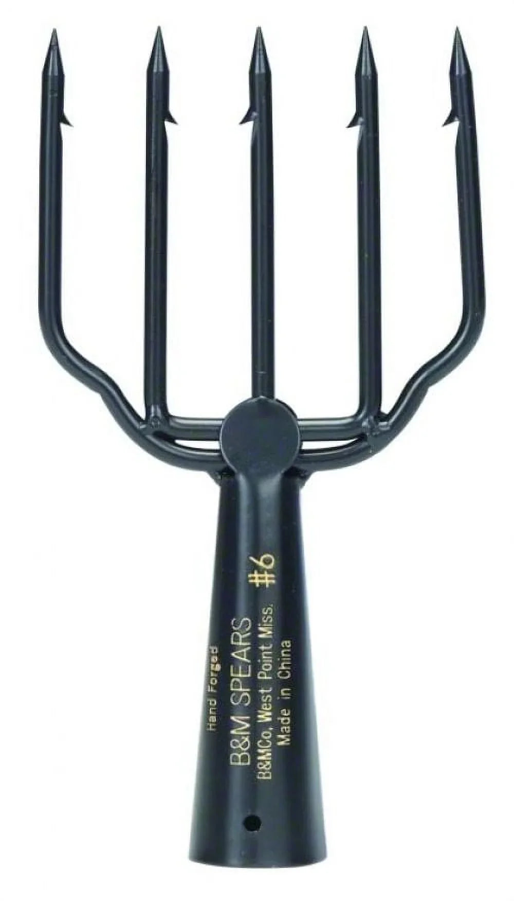 6 Fishing 5-TIne 7" Spear, Pack B&M