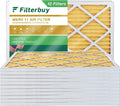 Pleated Air AC (12-Pack) Filterbuy MERV 11 Furnace Filters 24x30x1 HVAC