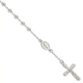 Rosary for Single 7.5inch Women Decade Auriga Silver Fine Bracelet Beaded 925 Jewelry Sterling