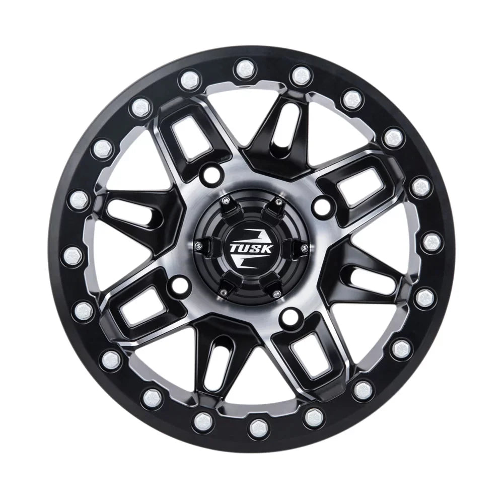 Wheel 15x7 Pro (4 Pack) For 2.0 2020-2022 4/137 CAN-AM Defender Tusk HD10 + XT Beadlock Machined/Black Wasatch 5.0
