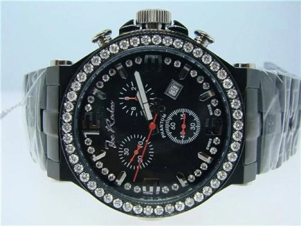 JPTM45 Black Diamond Phantom Watch (3.25ct)