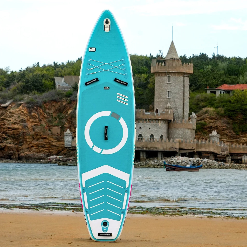 Up 11'x34"x6" Board With Inflatable Paddle Accessories Stand