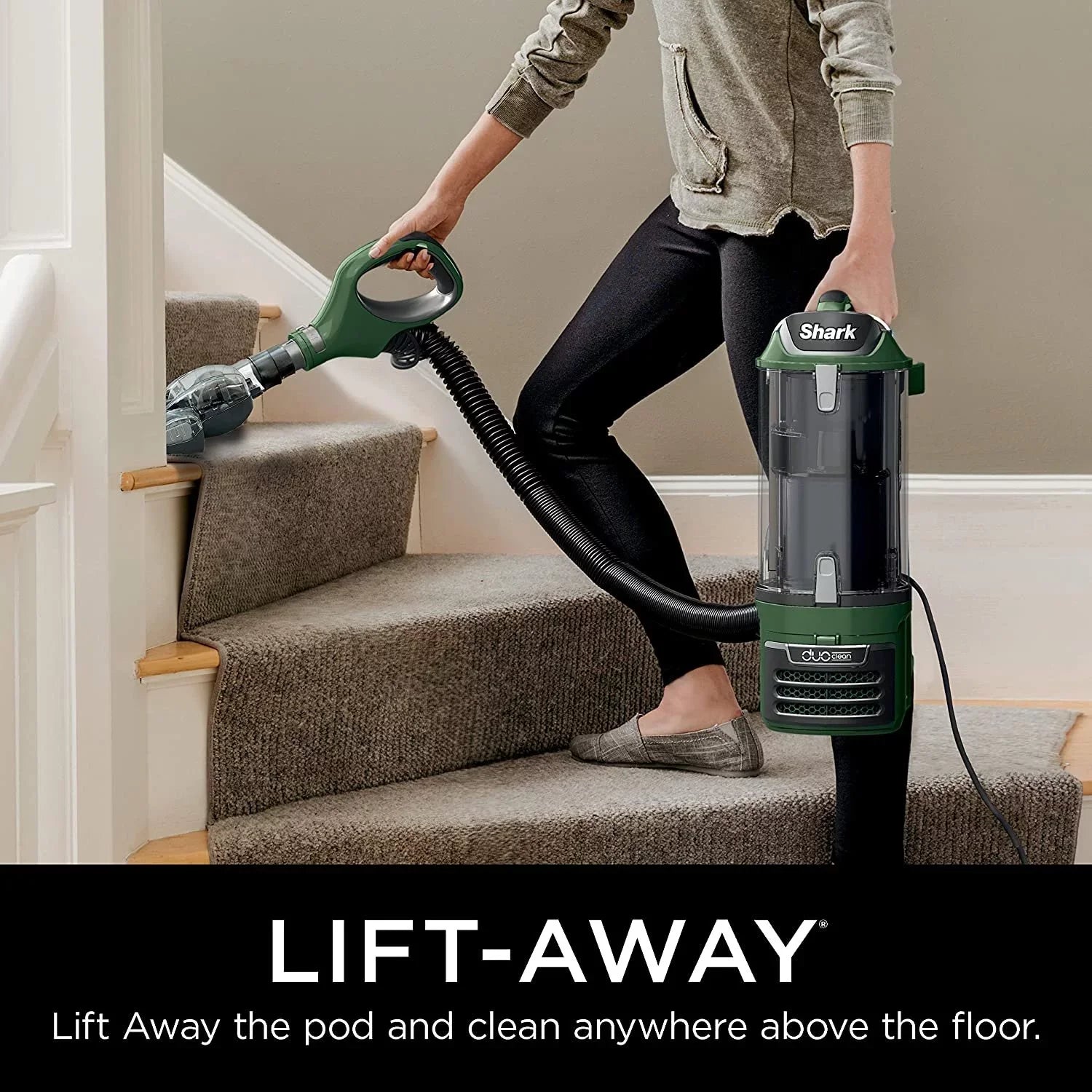 ZU782 Pro Upright Rotator Bagless HEPA Cleaner Vacuum Away DuoClean Lift Shark