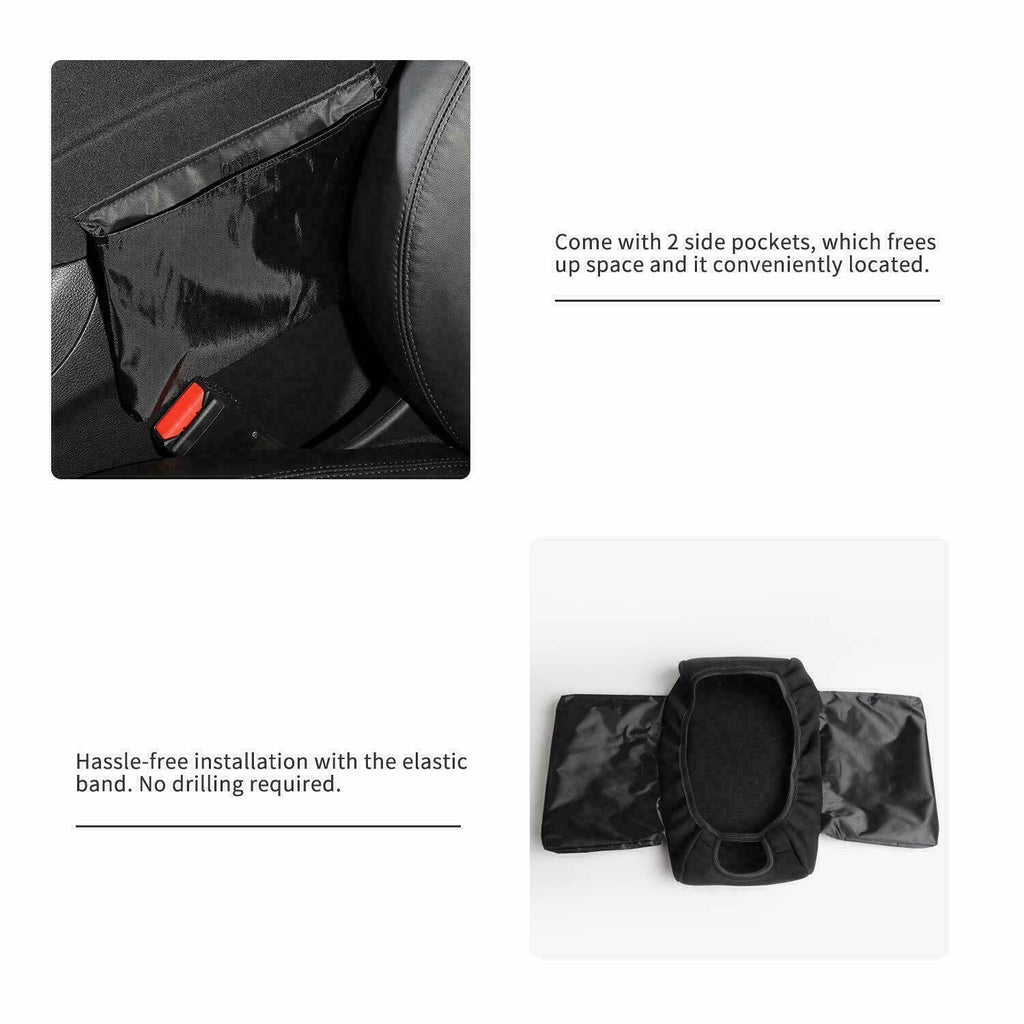Armrest Cover Teledu Protector Cover Black Pad + Console