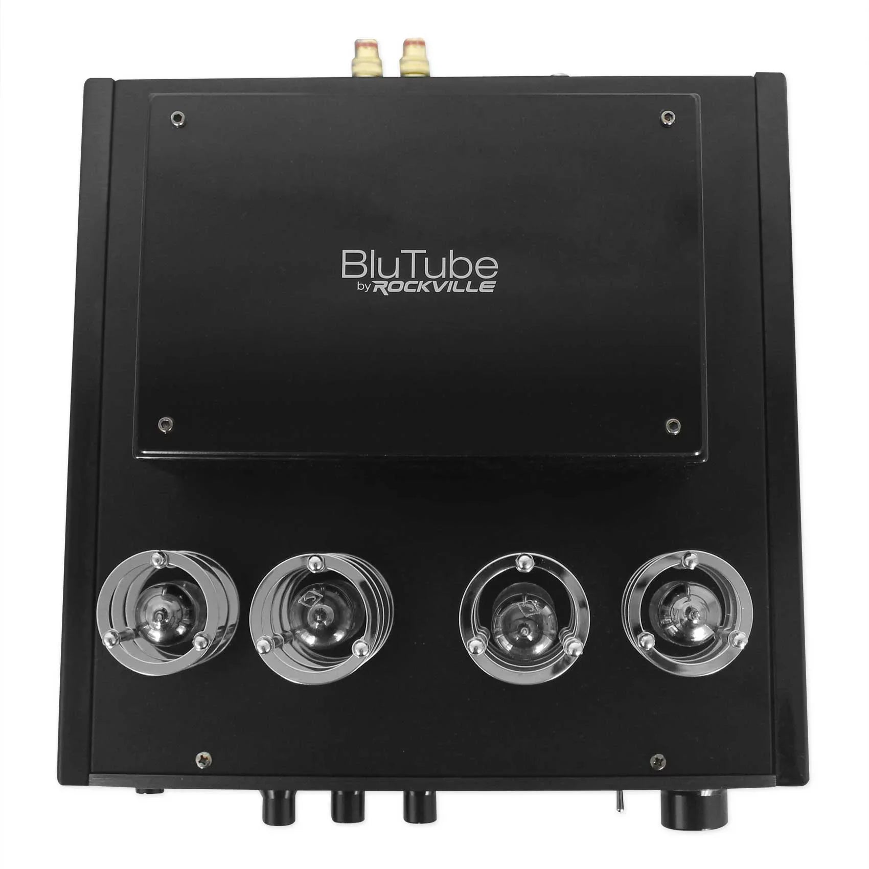 Ceiling Receiver+(8) LED Tube Theater Speakers Rockville Amp/Home 6.5" White