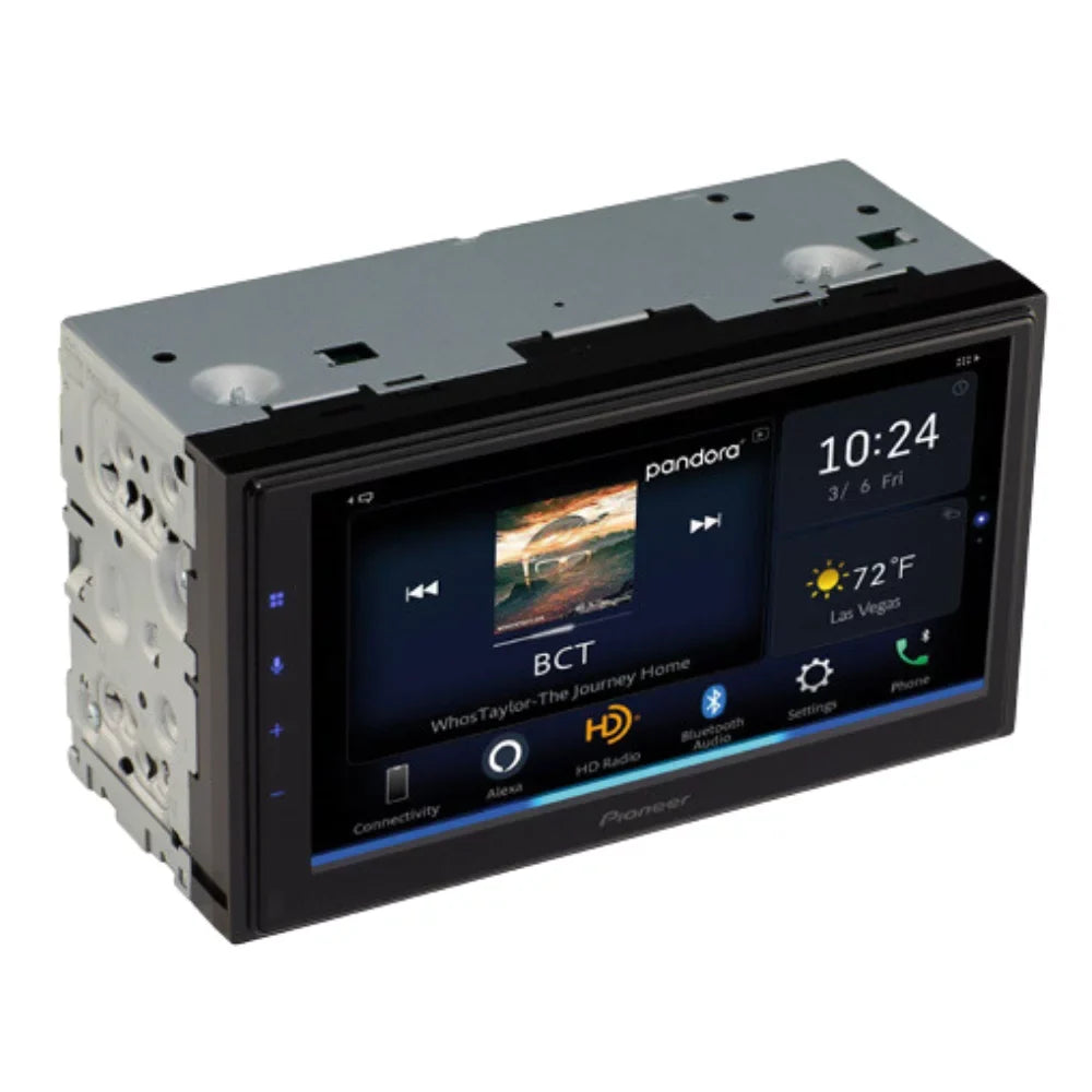 Camera DMH-W4660NEX Pioneer Receiver Multimedia New w/ & Bluetooth Backup 6.8"