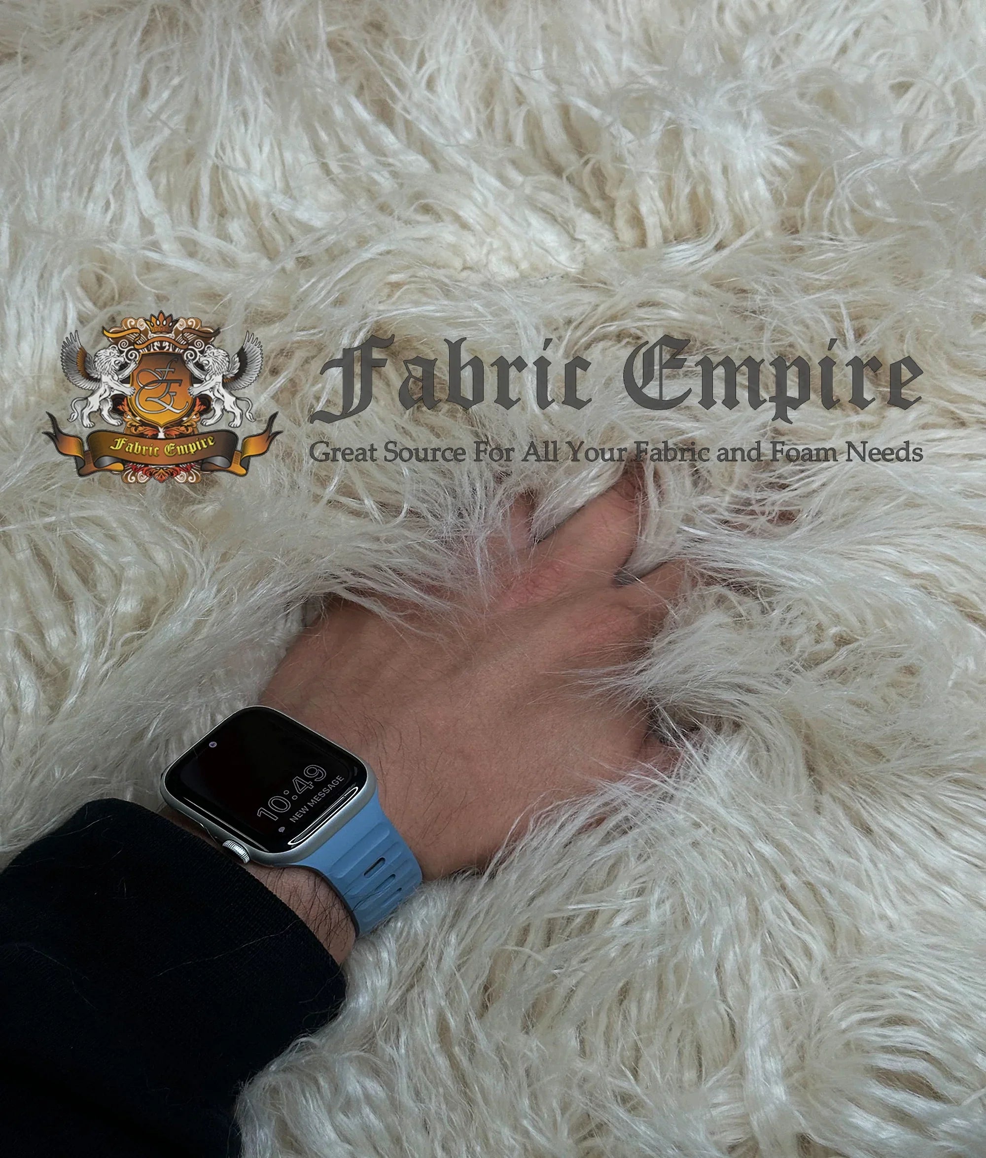 Yard Sewing CURLY FUR LONG Sold (Latte by 3.5" Cream) 2.3oz 58" / Craft, Wide Per Yard Cosplay Faux Continuous Fake Pile Fire Japanese Yarn Retardant Yak