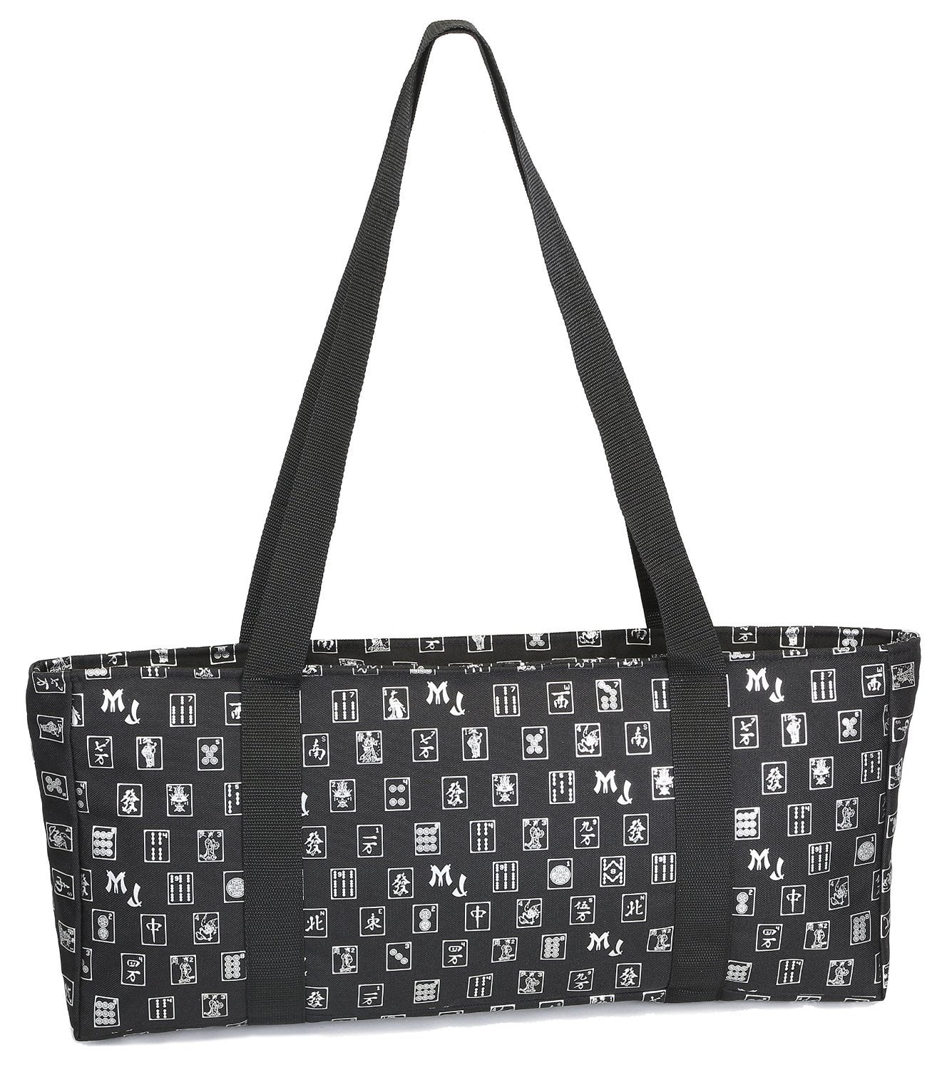 Soft and Silver included) Replacement Direct - wraps Soft bag, tiles, two trays, Case Case, includes matching MJ Designer Black a not Jongg Logo (Replacement and Only racks & Mah bonus pushers