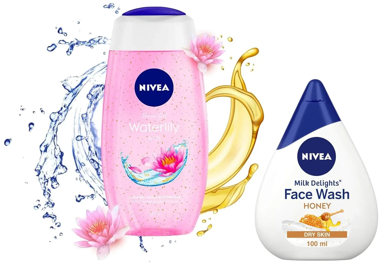 Wash, Body Women, 100ml Oil 250ml Face & Wash, Nivea