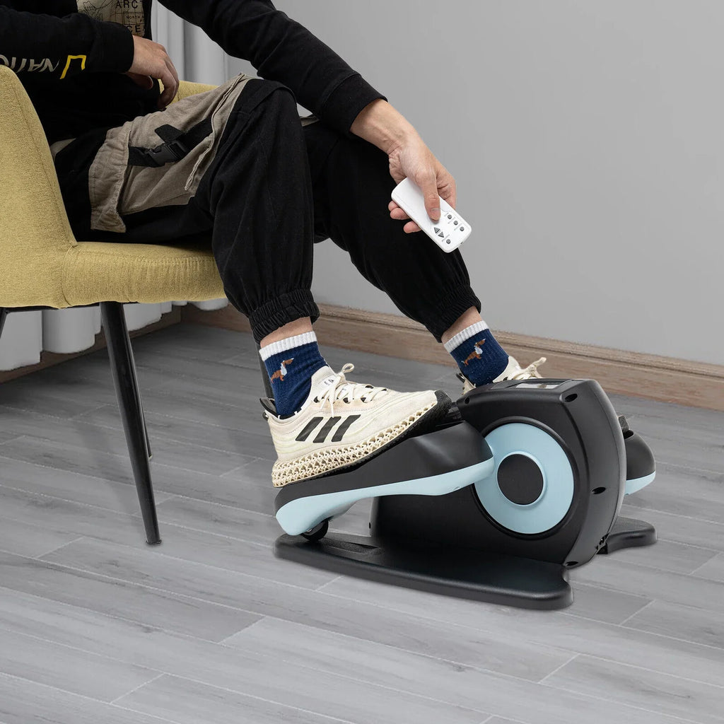 LCD Desk W/Remote Elliptical Exercise Trainer Rpm) P1, Display P2, Gears(32/50/70/89/113 Leg Under 5 P3 Electric Pedal 60W
