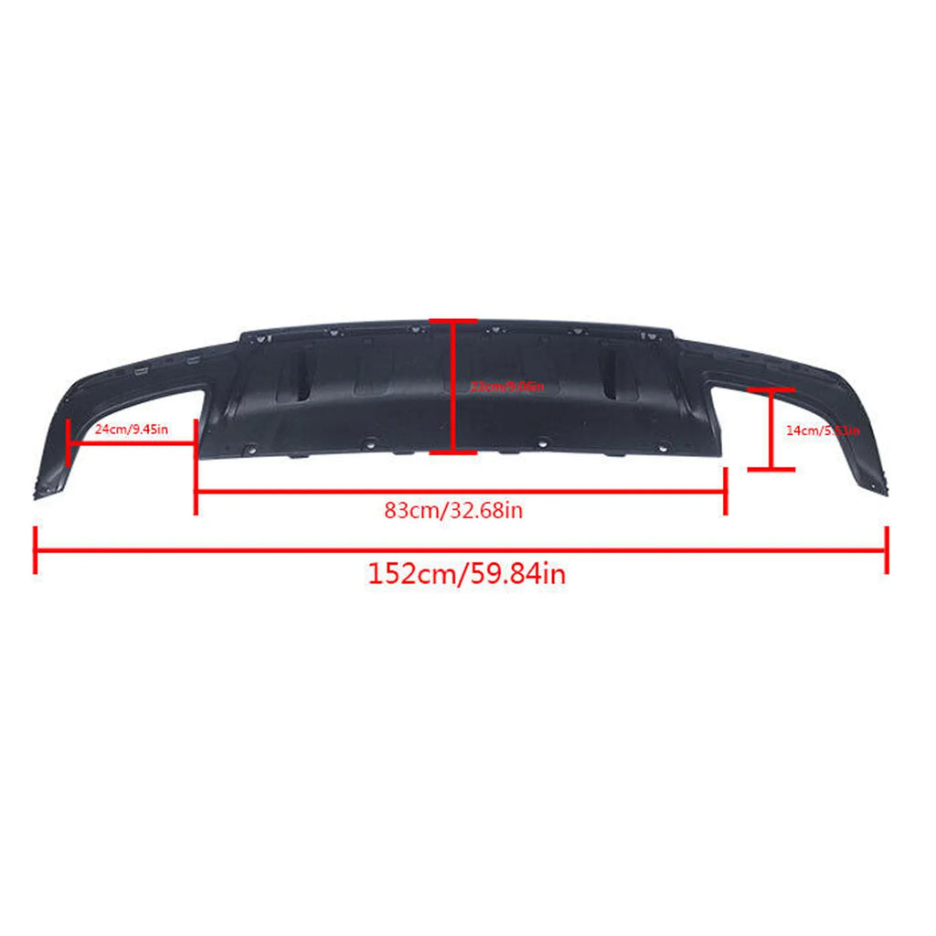300 Diffuser 2015-2022 NINTE SRT Fiber Exhaust for Style Rear Chrysler Carbon Square