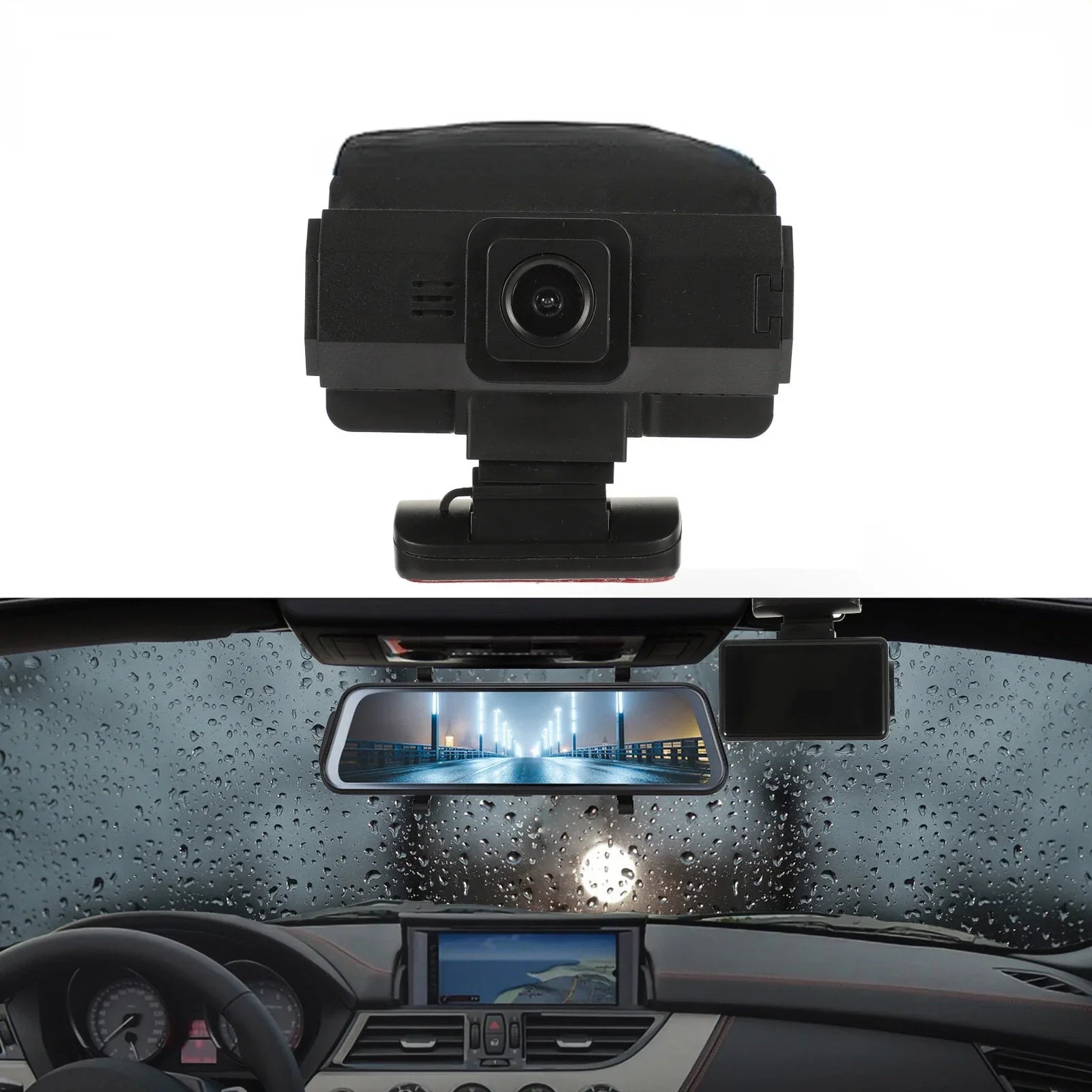Cheefull Night , Dash Cam Camera Loop-Recording Cars,Dual and Parking & Dash for with Vision, Mode Built-in IR G-Sensor, Inside 1080P GPS, Front