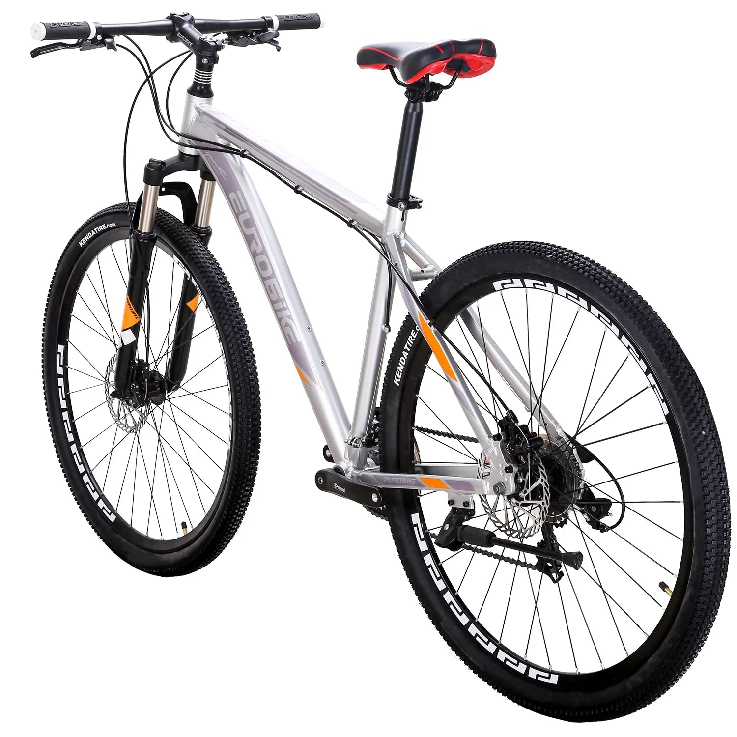Multi-Spoke Speed,Dual inch Bikes Mens Mountain Inches, Disc Aluminum, Adults Eurobike Silver Brakes, 21 29er, Mountain 29 Bicycle X9 19 Bike, for