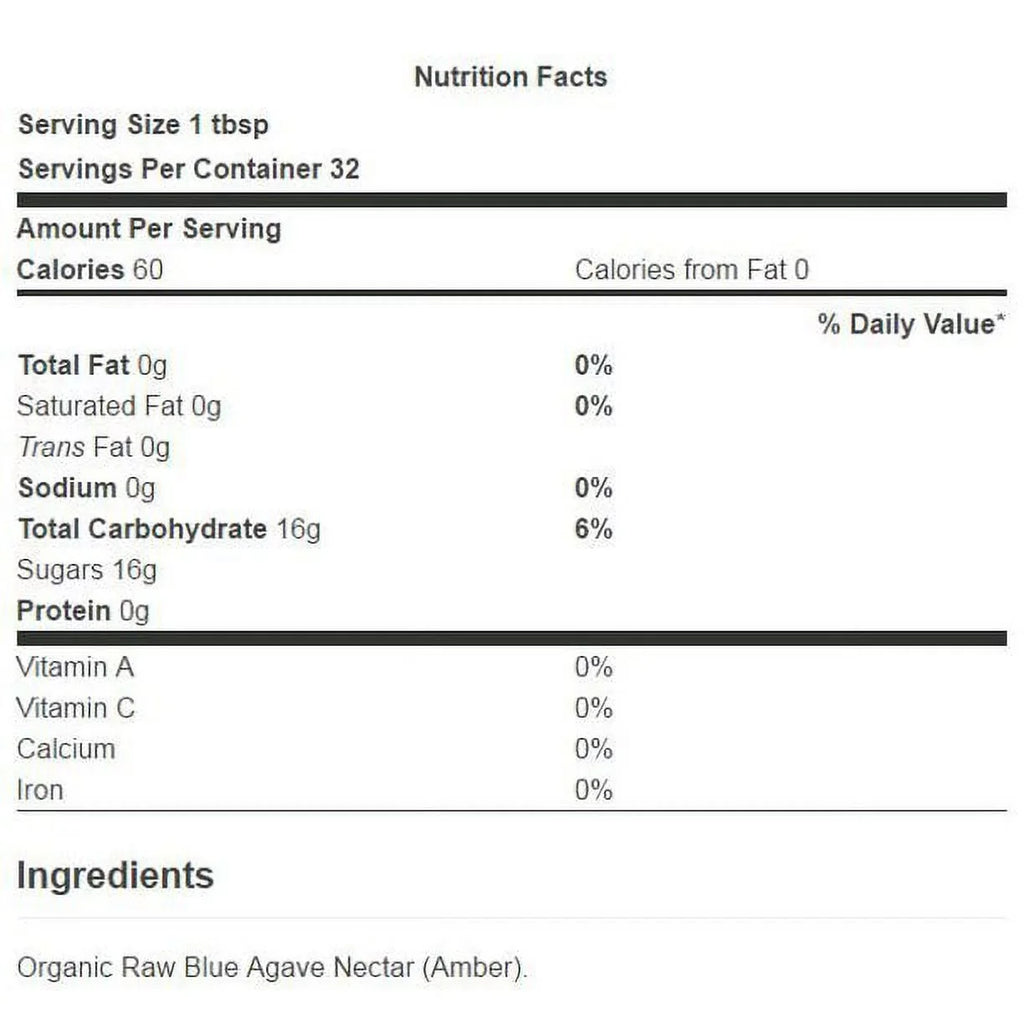 fl Live of Blue oz Pack Agave Wholesome Sweeteners Raw Sweetly 4 23.5 Organic