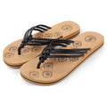 Walking Outdoor Life Casual Indoor or Flop AERUSI Flip Sandals (Black) Livi Women's