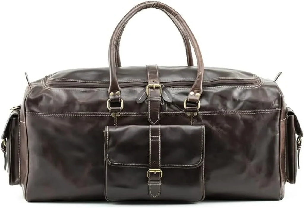Gym Leather Bag Buffalo Vintage Leather Weekender Hulsh Holdall Overnight Duffle 24 for Bag Style Top Classic Travel Sports Men Bag Grain inches Bag