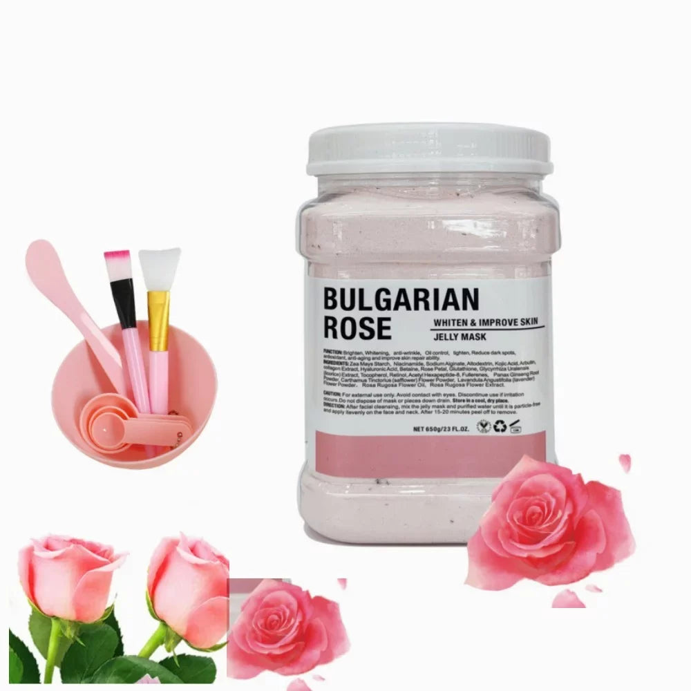 Powder Jelly Mask Mask Crystal Rose Facial Mask Moisturizing Crystal Petal Rose Facial