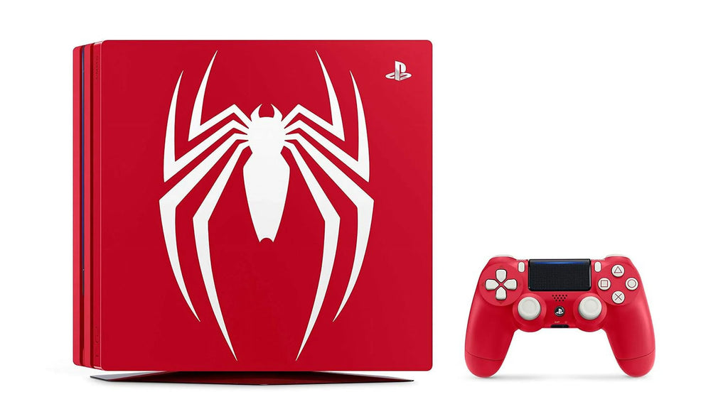 '- PlayStation () 1TB Console Bundle Pro Edition Spider-Man 4 Limited Restored (Refurbished) [Discontinued] Marvels