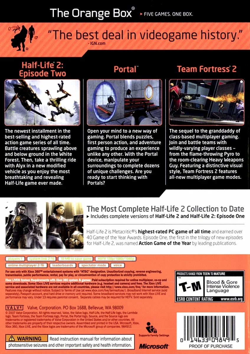 Orange - Box 360 Xbox
