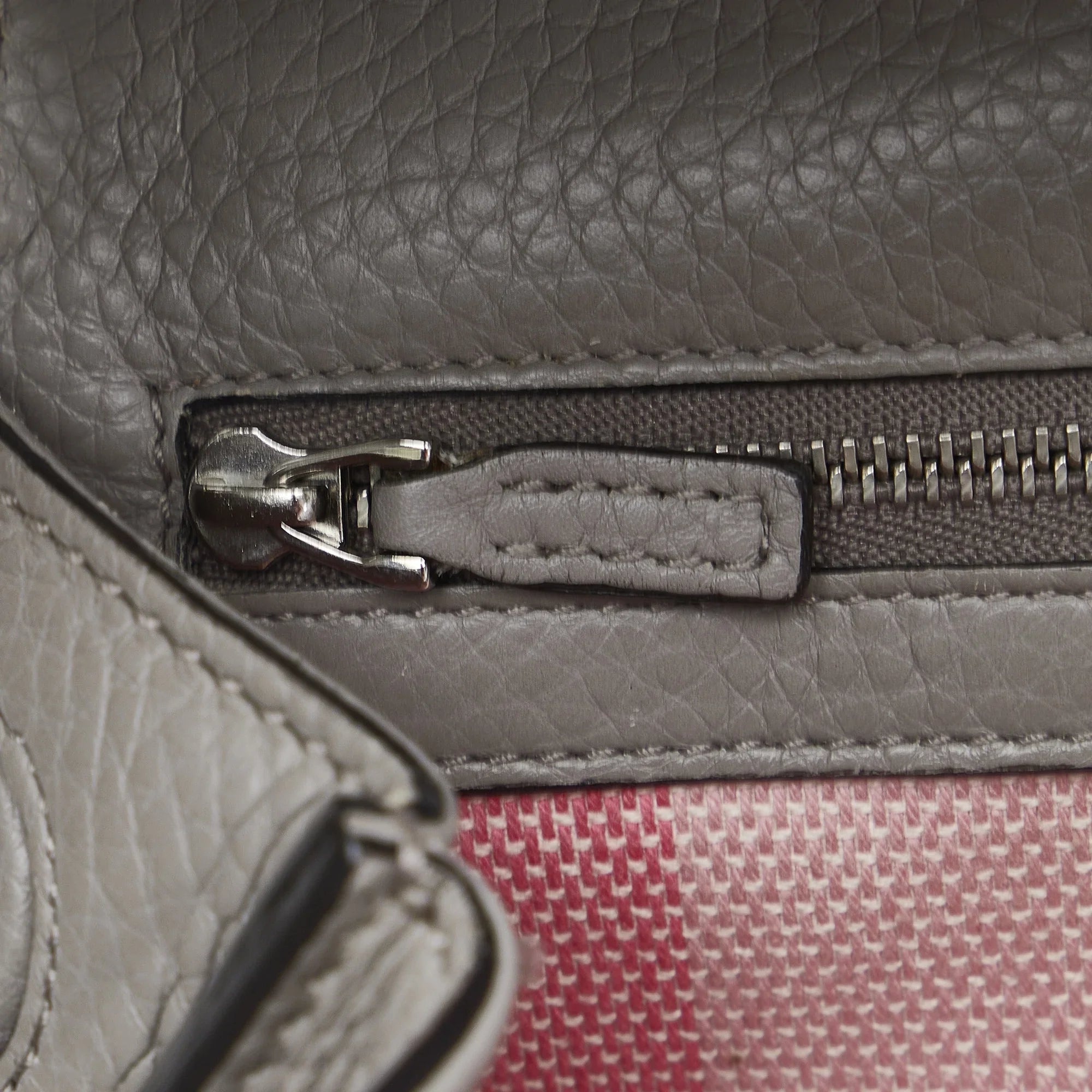Bamboo Satchel Gray Leather Authenticated (Good) Daily Pre-Owned Medium Calf Unisex Gucci