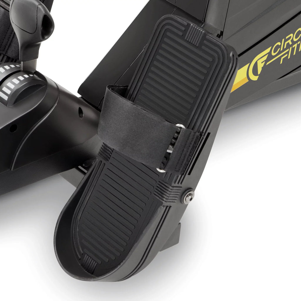 with Monitor 8 CIRCUIT Foldable Deluxe Wheels/LCD Machine AMZ-986RW Settings/Transport Magnetic Resistance Rowing FITNESS
