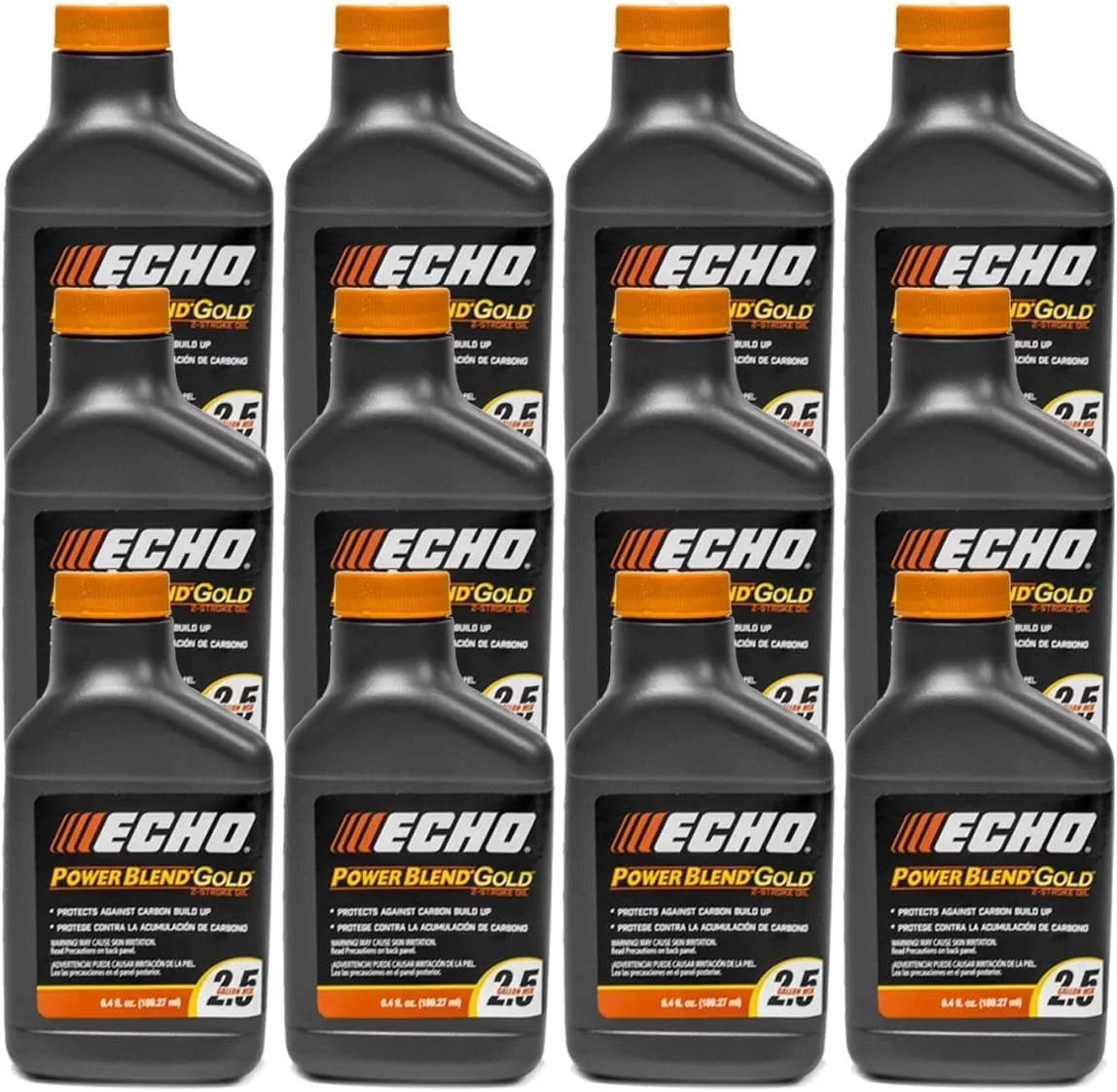 for of Engine Pack 2-Stroke Gallons oz Mix PowerBlend 50:1 6450025S-12PK Oil 2.5 Gold 6.4 12 Bottle Echo