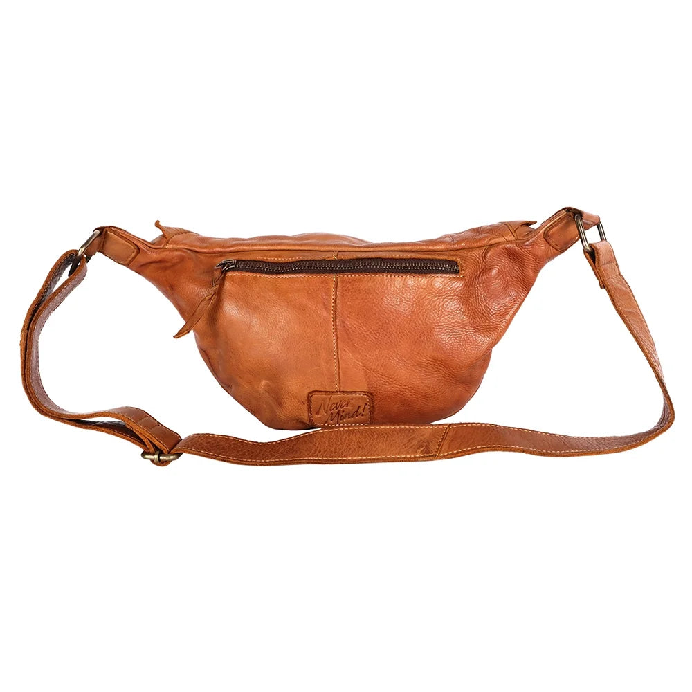Vintage Nmbgm149B Genuine HandbagÂ Women Mind Bag Pack Purse WesternÂ Cowhide Never Handmade NM Leather Fanny
