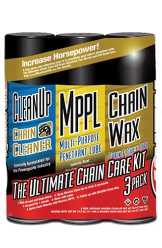 of (Pack Chain Chain Kit, Maxima Ultimate 3) Care Wax 70-749203-3PK Combo Aerosol