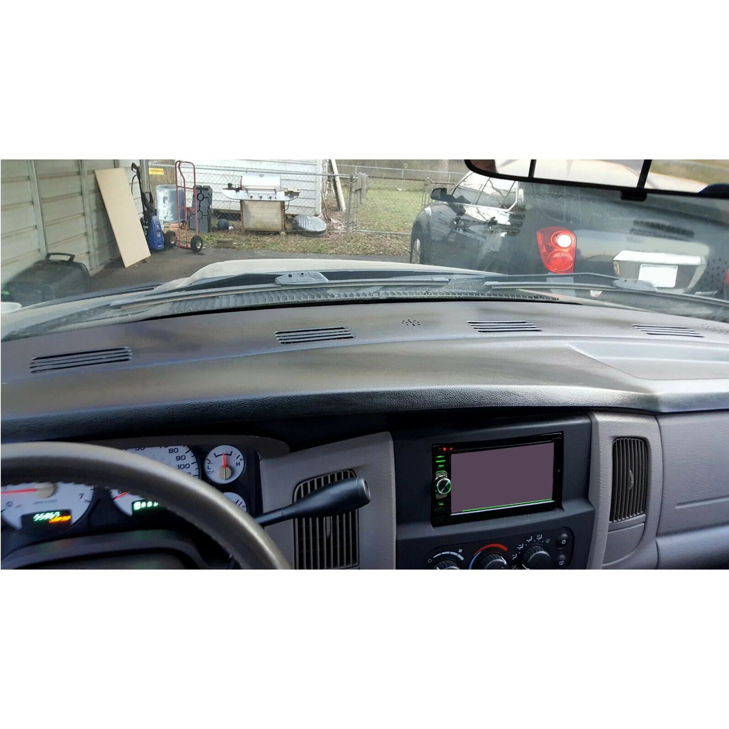 for Protector Ram Pad Kojem Dash 2003 Overlay Dodge 2004 Board Dashboard Cover 2500 Cover Skin 2005 Molded 1500 Cap 3500 Black 2002