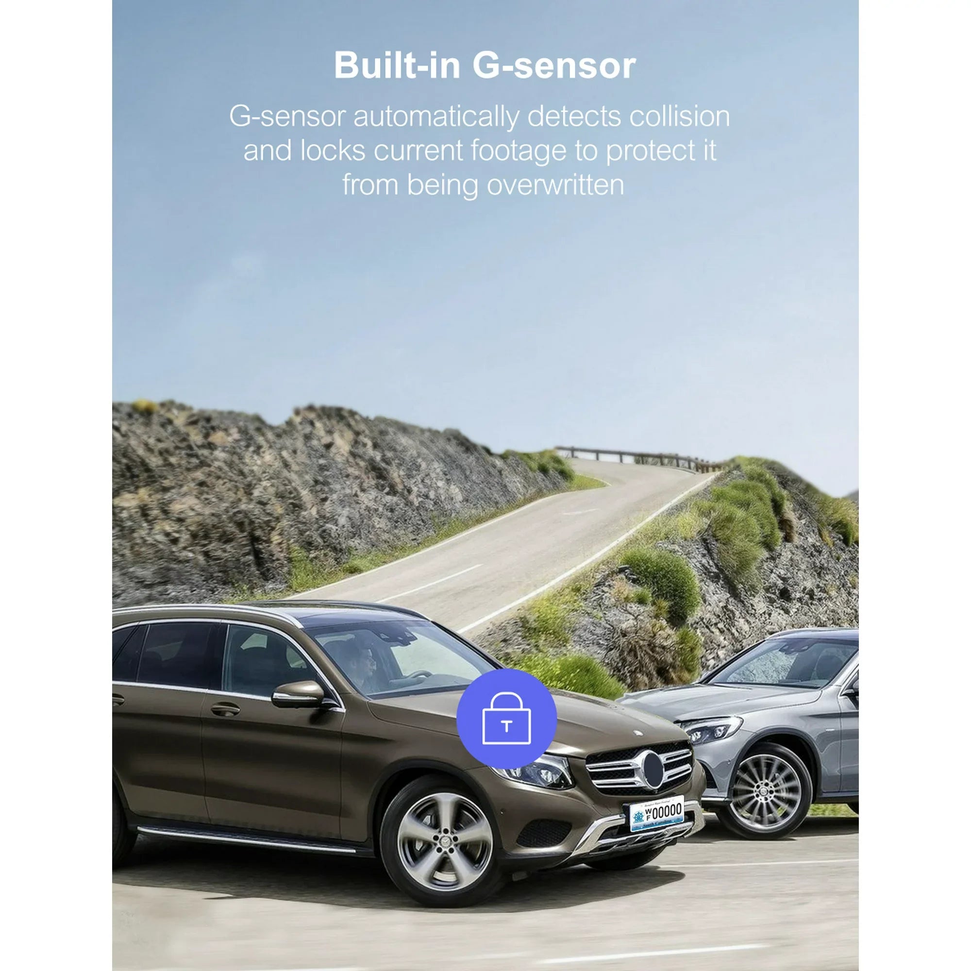Cars, External Camera Dash Supported, Screen, Front 1080P Angle Cam for 170Â°Wide GPS 3â?IPS Dash Rear,
