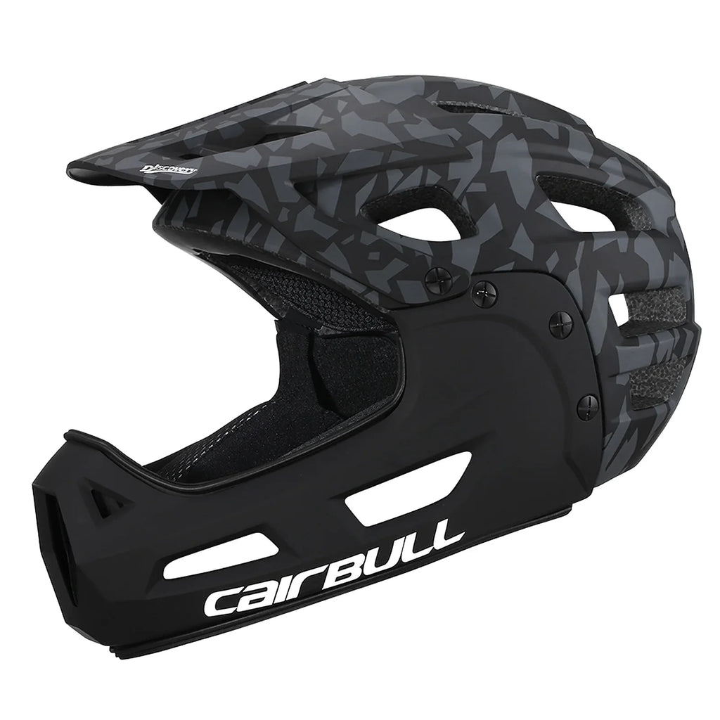 With ,Bike Helmet Helmet Chin And Helmet And Chin Mountain Cycling Visor With