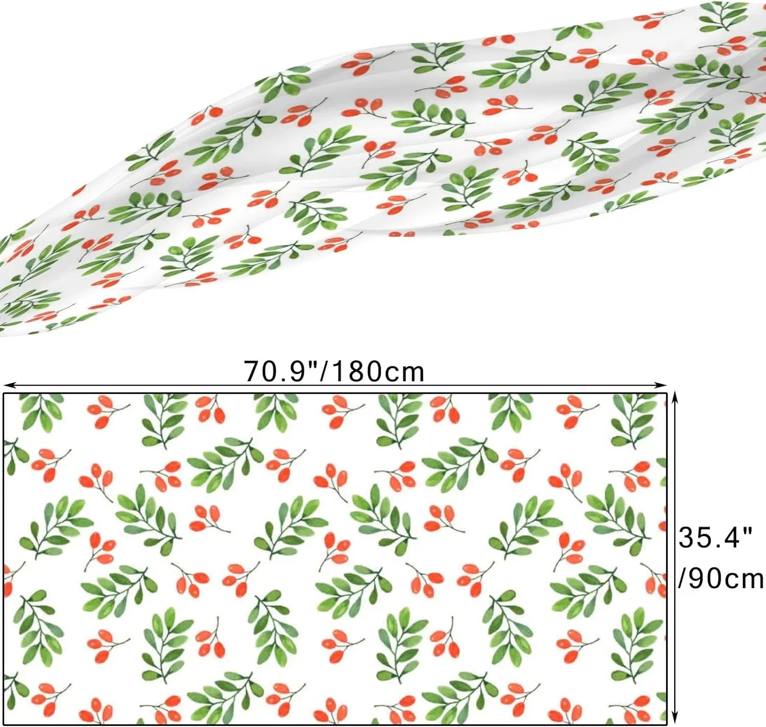 Silk Scarves Women Neck White Floral Scarf Hyjoy Wrap on Girls Long Lightweight Shawl Watercolor Pattern for