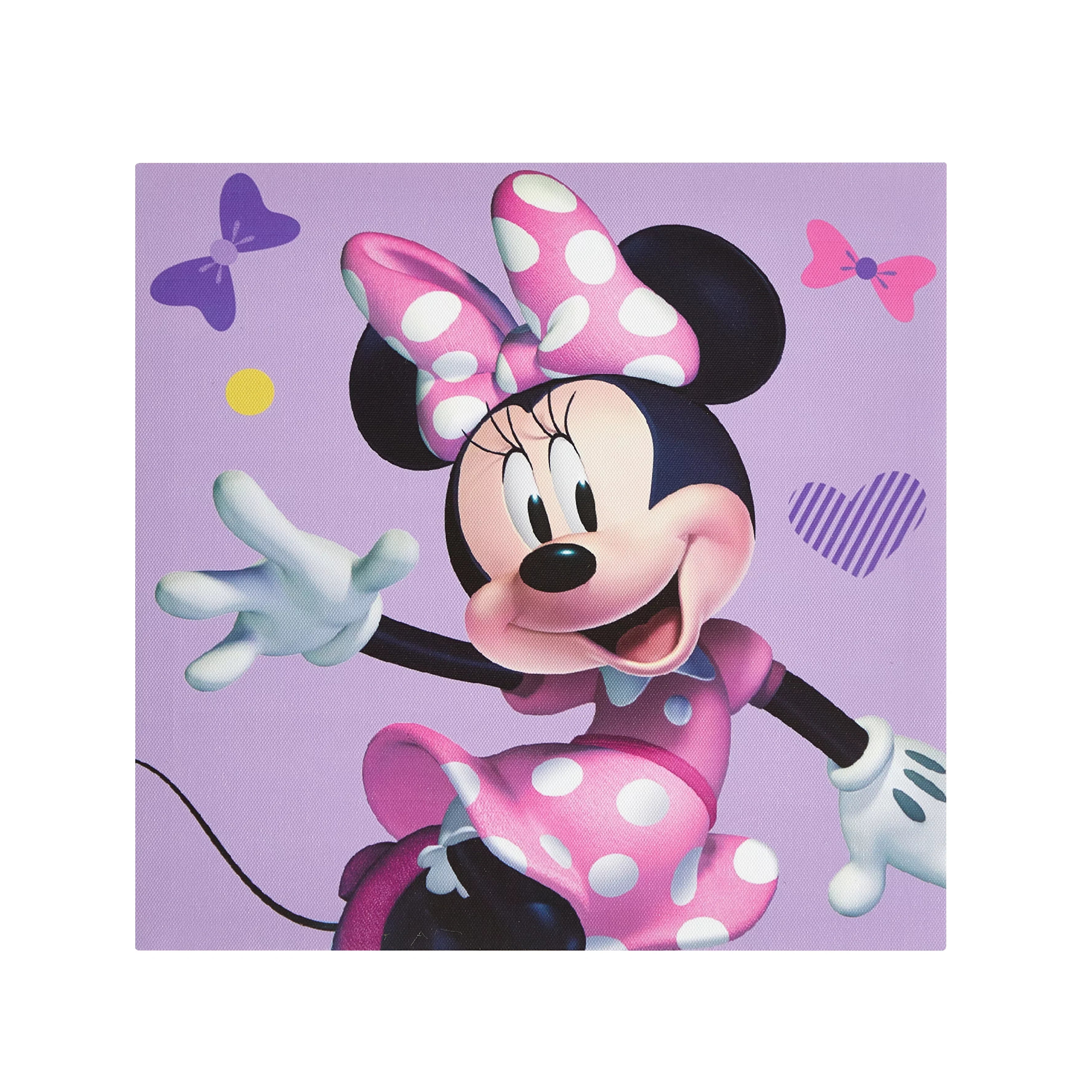 Art Wall Canvas 4 Pink Mouse Pack Children's Minnie Disney