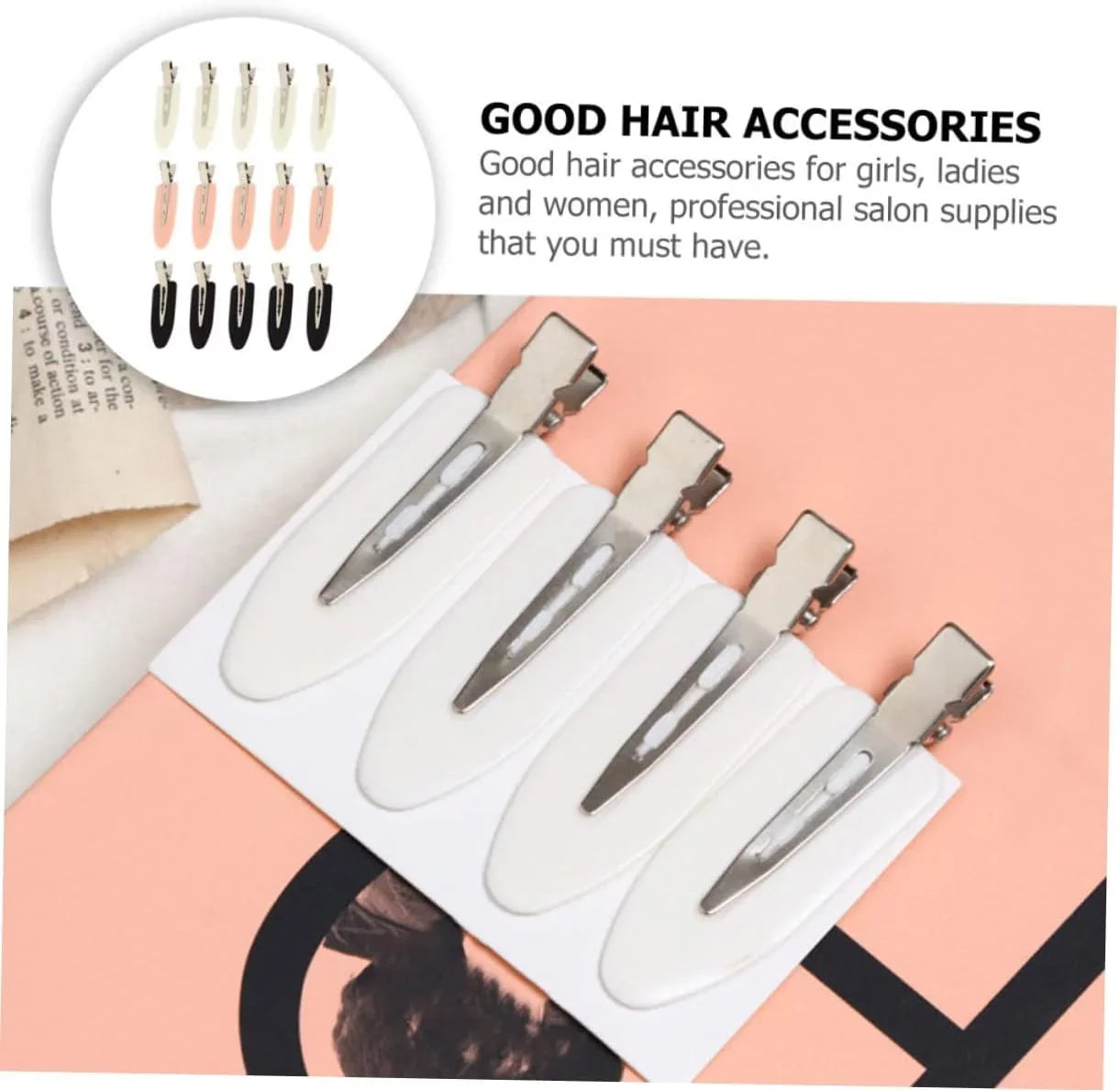 Hair Girl Clips for 96 Hairpin for Bill Bride Clamps Headpicec Girl Exquisite Hair Hair Barrettes Headpiece Decorative Wedding Flat Pcs Clips Hair Duck Hair Makeup Fine Clips Clips