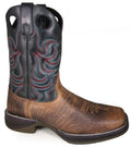 11D Smoky Leather Brown/Black Mens Mountain Boots Cowboy Benton