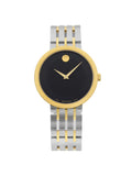 Two Quartz Ladies 607058 Stainless Steel Esperanza Movado Tone Watch