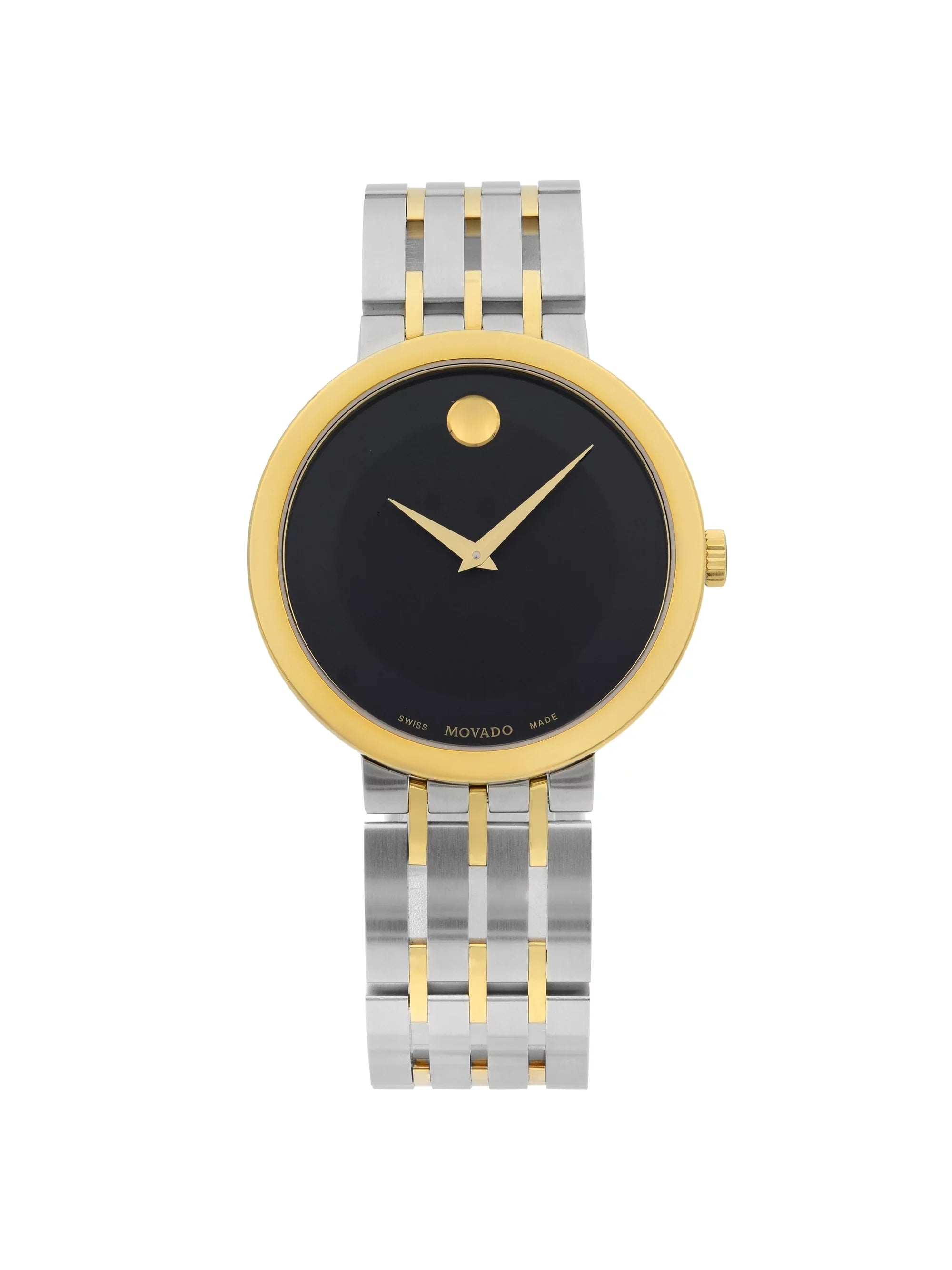 Two Quartz Ladies 607058 Stainless Steel Esperanza Movado Tone Watch