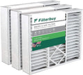 (3-Pack) MERV 8 Air X0585 for HVAC 20x20x5 Filterbuy Furnace Filters and Lennox Pleated FC100A1011 Honeywell AC