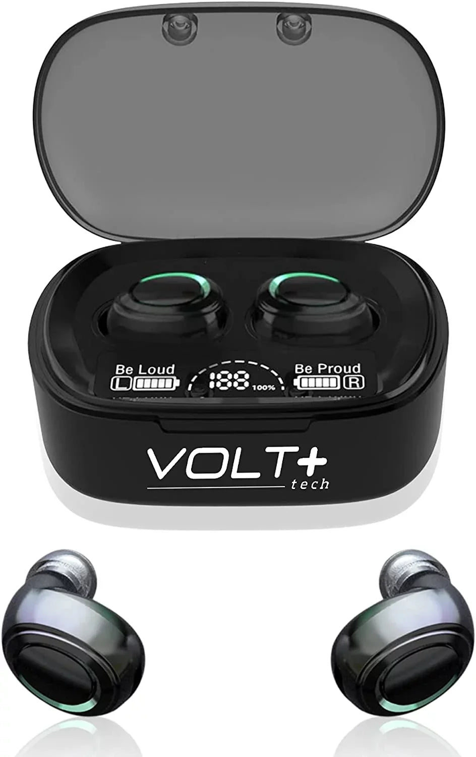 / / Wireless Samsung Compatible 10/Plus/Lite/+/5G/Note10 Reduction BlueTooth with with Noise Note IPX3 Earbuds (Black) Galaxy V5.1 Touch Sweatproof Waterproof Mic PRO