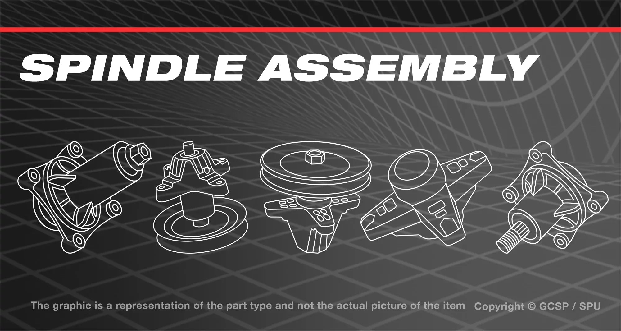 72" Zero Mowers 54" Turn For Rebel Bad 61" Spindle Boy Assembly