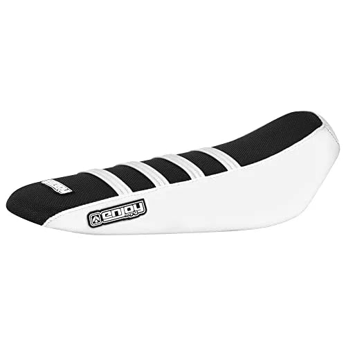 Light Black Ribs) Ron & Bee Fit #349 E-Bike - for Sur X Sur-Ron Seat (White & MX Cover Compatible Ribbed w/White