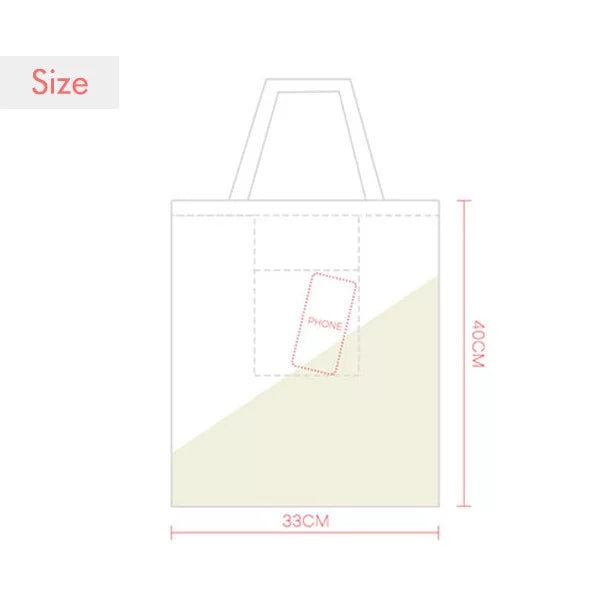 Bag Canvas Chrysanthemum Flower Expression Tote Blue Shoulder Sack